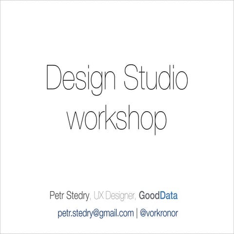 Design studio workshop