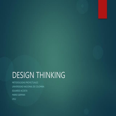 Design thinking