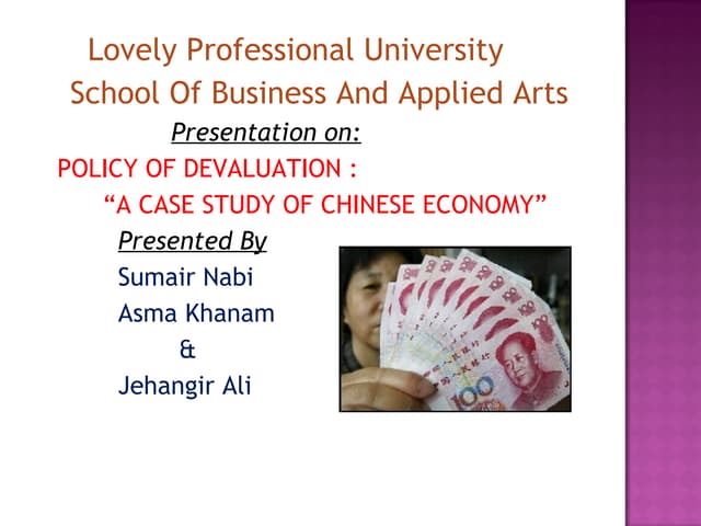 Devaluation presentation 1