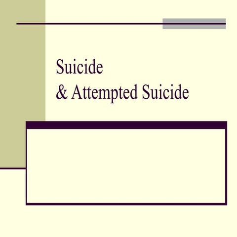 Suicide