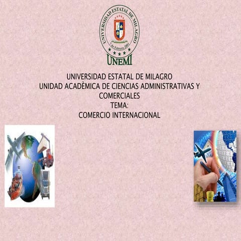 Diapositivas comercio internacioal