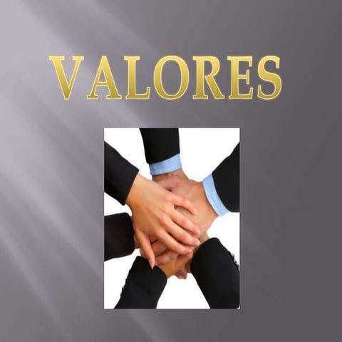Diapositivas de valores