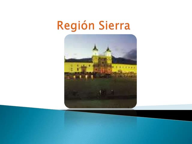 Diapositivas región sierra