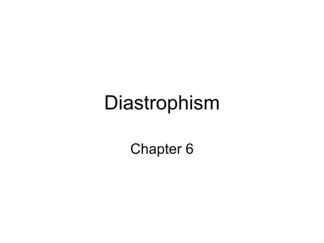 Diastrophism
