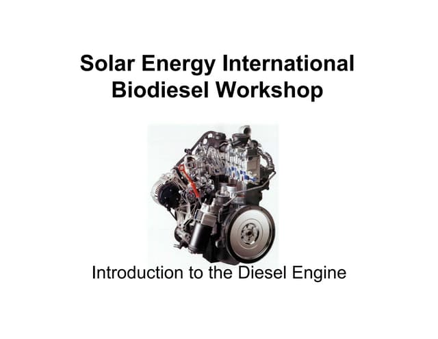 Diesel engine   basics