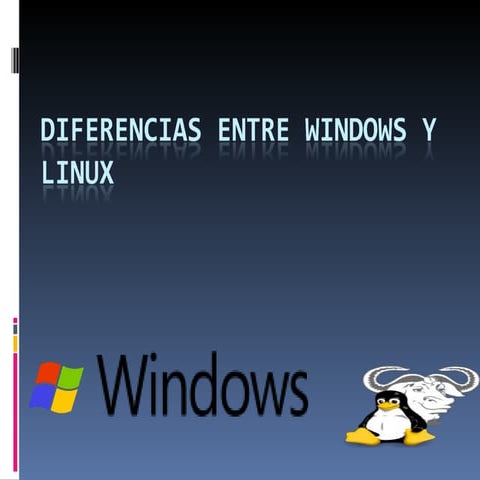 Diferencias entre windows y linux