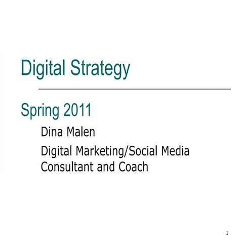 Digital  Strategy
