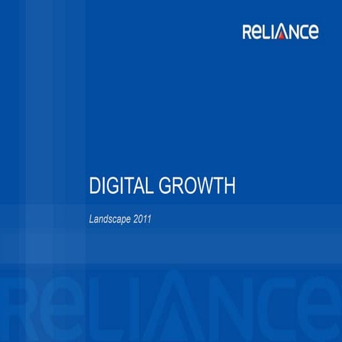 Digital landscape 2011