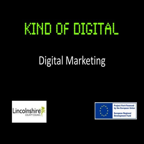Digital marketing slides