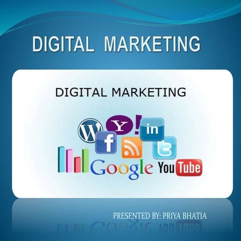 Digital  marketing ppt