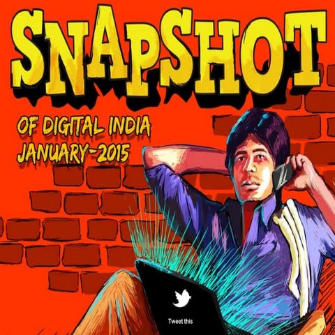 Digital Snapshot of India - January 2015