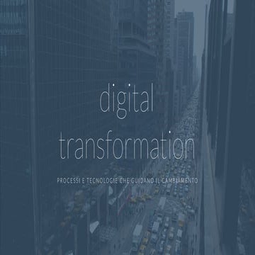 Digital transformation approach