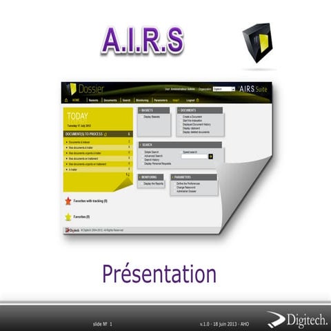 Digitech présentation de la gestion électronique de documents