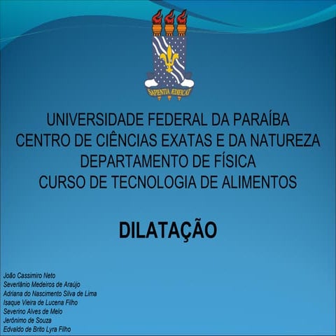 Dilatação