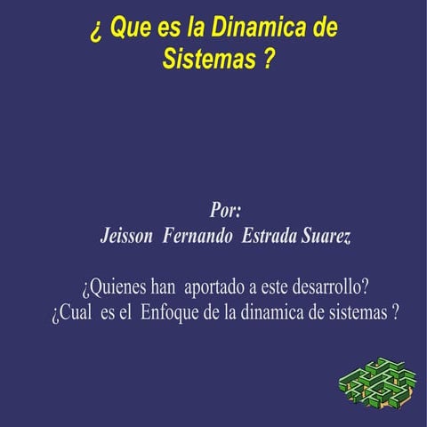 Dinamica de sistemas