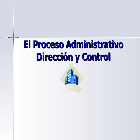 Direccion y control