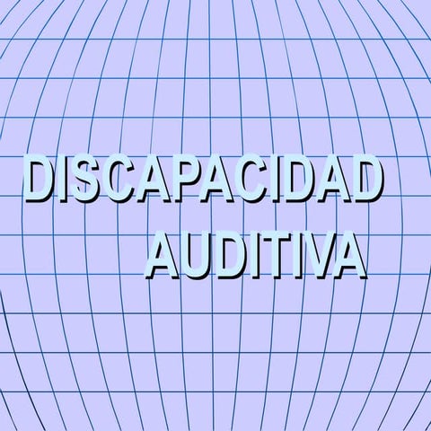 Discapacidad auditiva