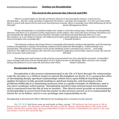 Discipleship curriculum  my collection 