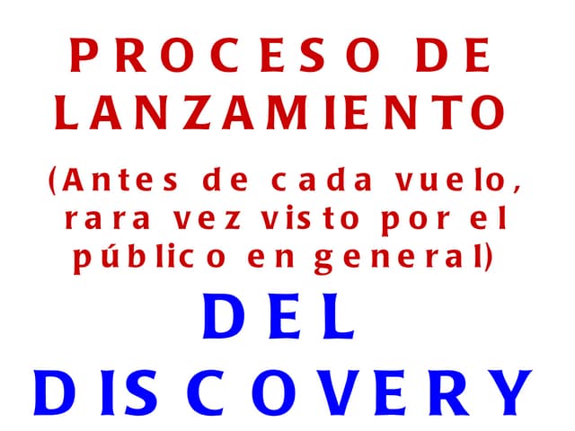 Discoverylanzamiento