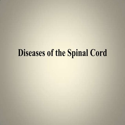 medicine.Diseases of the spinal cord.(dr.hawar)