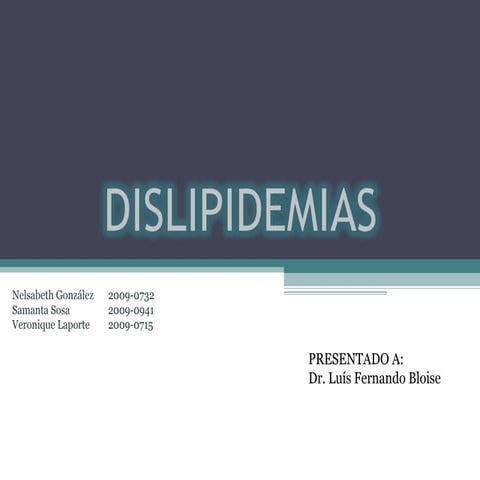 Dislipidemia