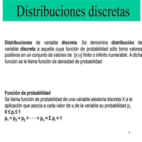 distribuciones de probabilidad los numeros enteros