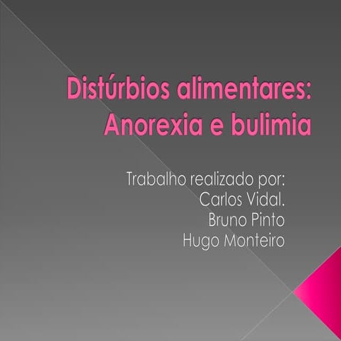 Disturbios alimentares