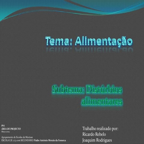 Disturbios Alimentares 