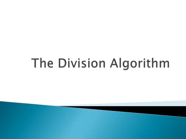Divisibility