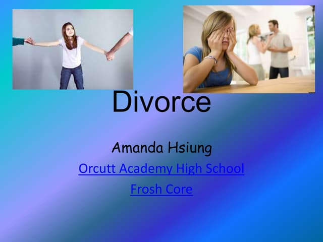 Divorce power point
