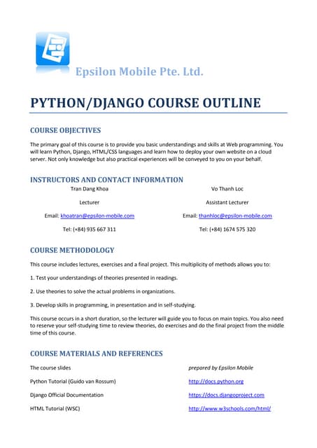 Django - basics