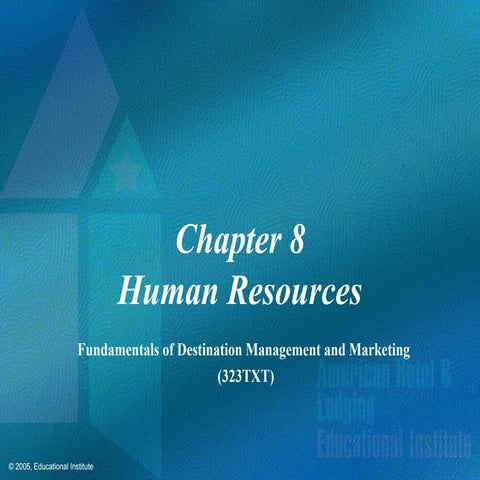 DMAI Fundamentals - Chapter 8 - Human Resources