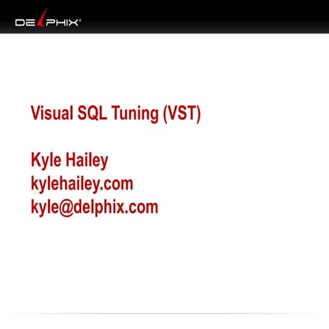 DOAG: Visual SQL Tuning