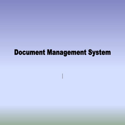 Document management system