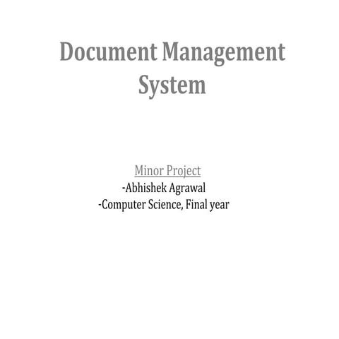 Document management system
