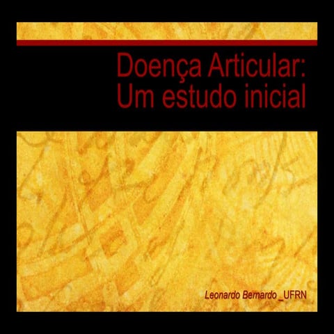 Doença inflamatoria articular