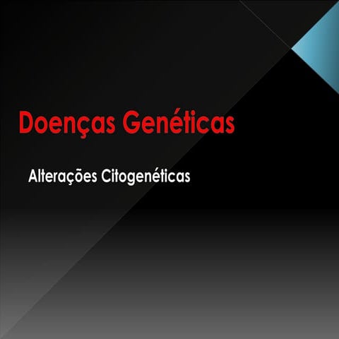 Doencas Genéticas 