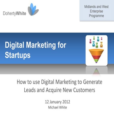 DohertyWhite GMIT Startup Marketing workshop