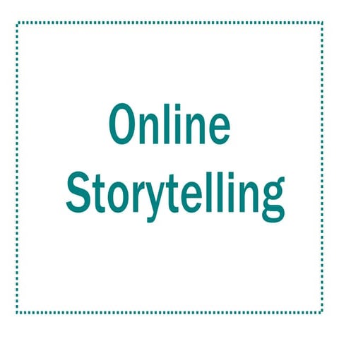 Donnieclaudino onceuponatimestorytellinginonlinemedia-090610131855-phpapp02