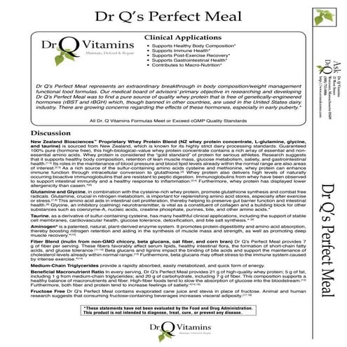 Dr. Q's Perfect Meal