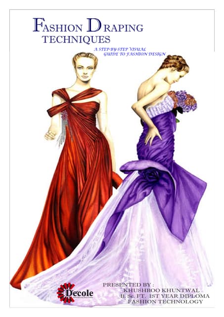 Fashion Design student work (Dezyne E' cole College)