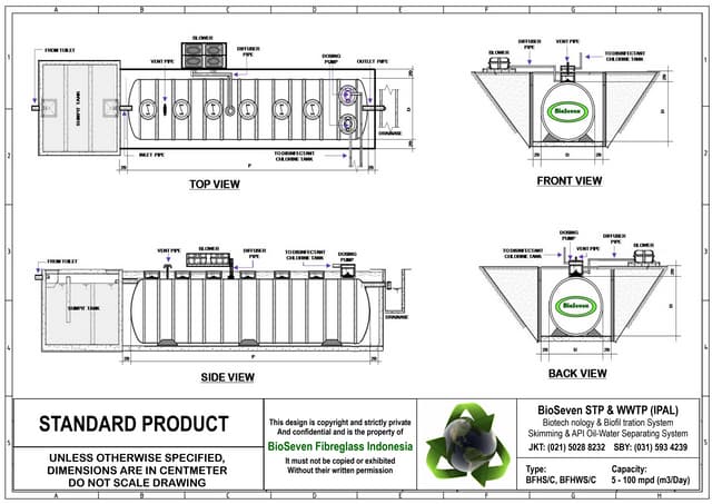 Drawing standard bio seven stp & wwtp (www.bioseven.co.id)