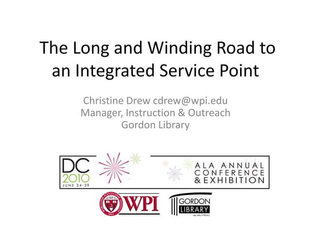 The Long and Winding Road to an Integrated Service Point