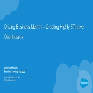 Success Services - Driving business metrics 