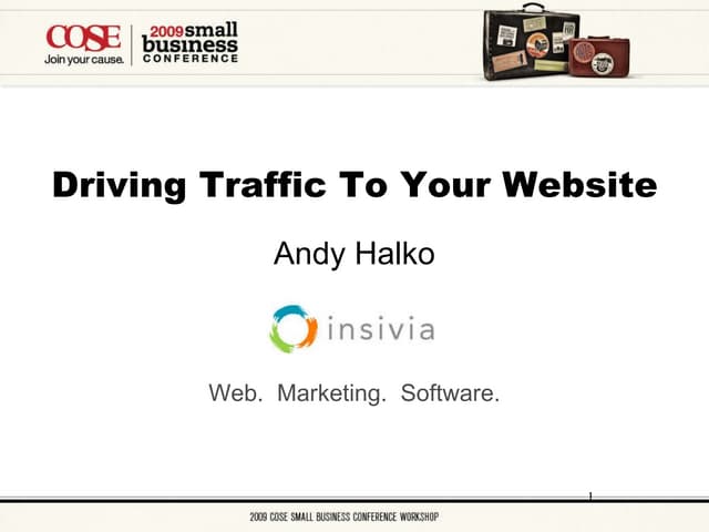 Driving Traffic To Your Website