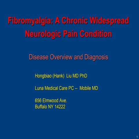 Dr liu fibromyalgia disease overview-1