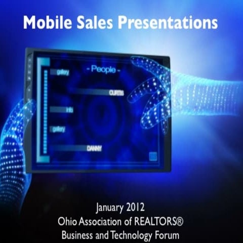 Ohio Association of REALTORS Mobile Sales Presentations