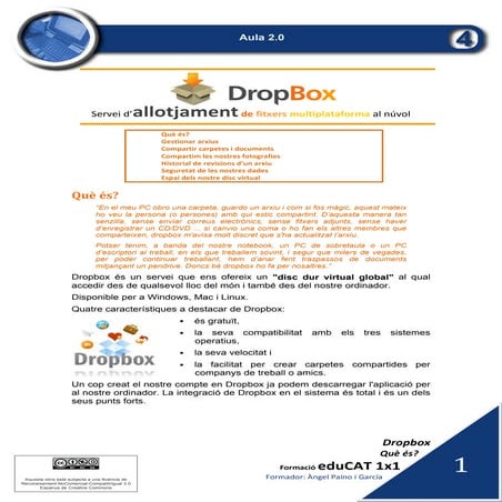 Què és Dropbox?
