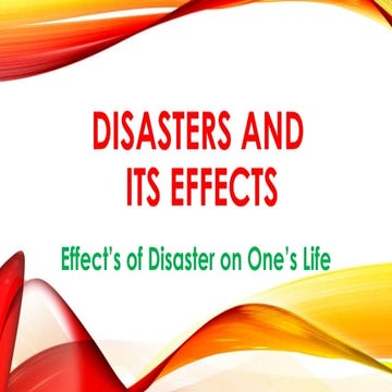Disaster risk management is the application of disaster risk reduction policies