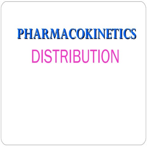 Drug  distribution